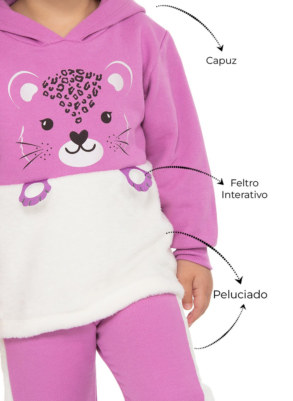 1268 2 conjunto infantil menina