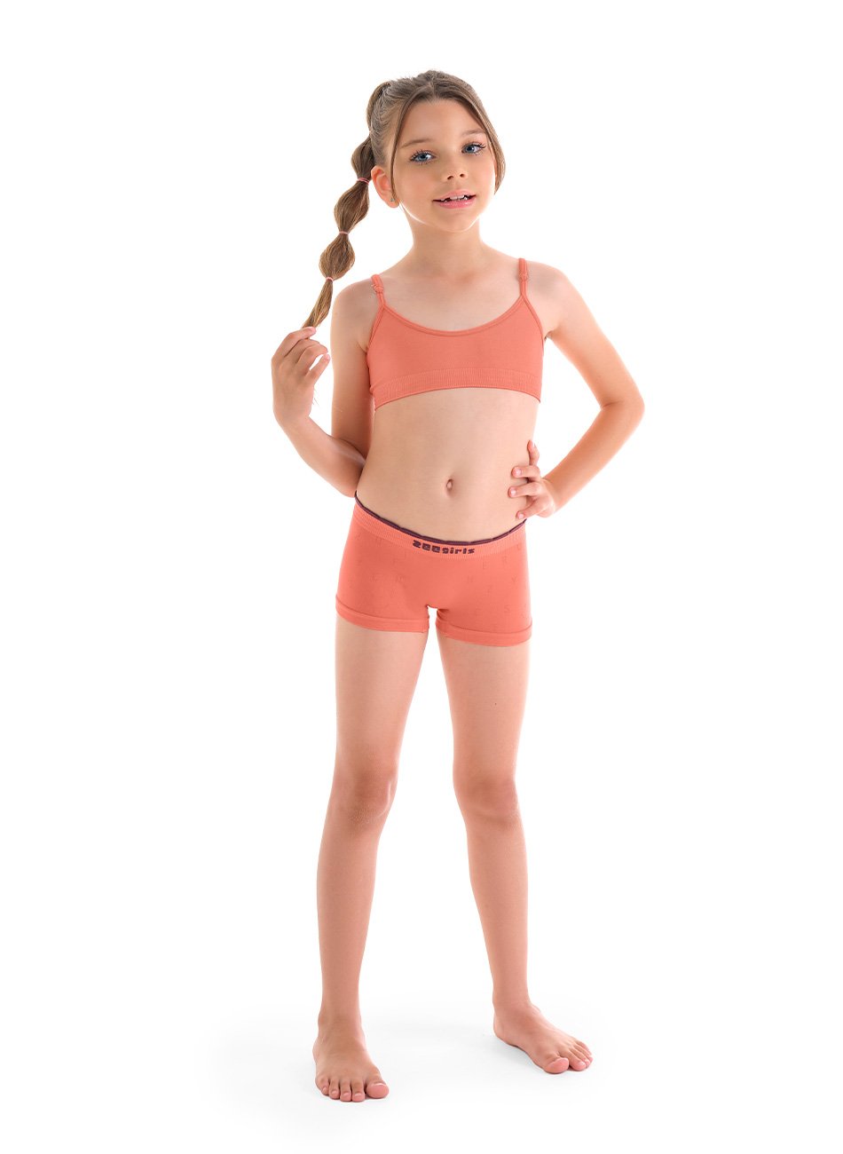 Calcinha Boxer Infantil Sem Costura