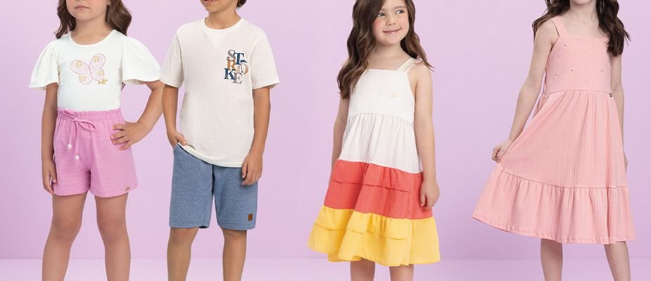 Coleção Primavera/Verão 2025: Cores, Tendências e Peças Infantis para a Nova Estação Coleção Primavera/Verão 2025: Cores, Tendências e Peças Infantis para a Nova Estação