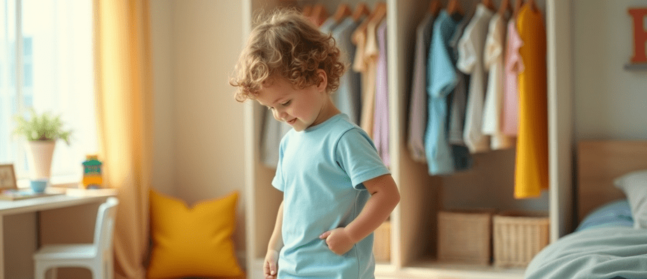 Como Ensinar seu Filho a se Vestir Sozinho