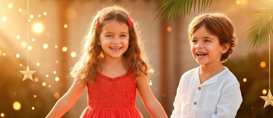 Looks para as Festas de Fim de Ano: Como Deixar as Crianças Confortáveis e Estilosas