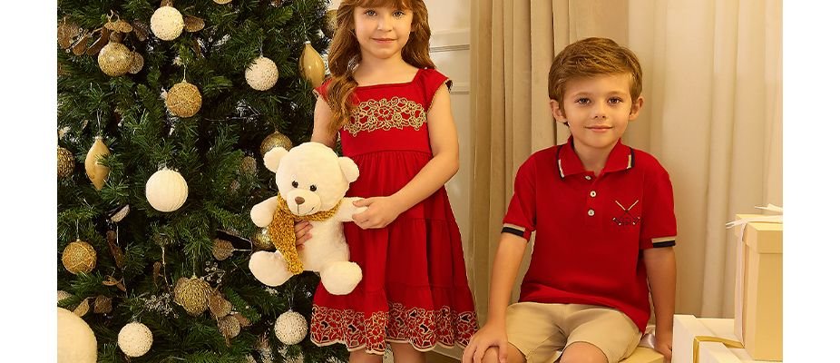 Looks Infantis para Natal 2025: Roupas Leves, Confortáveis e Estilosas para a Ceia | Bituah
