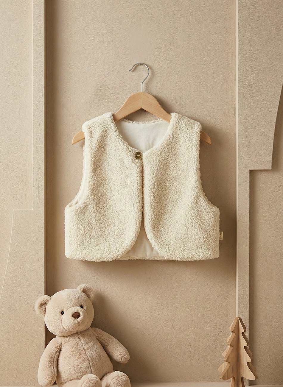 Conjunto infantil de inverno feminino em moletom felpado Bituah